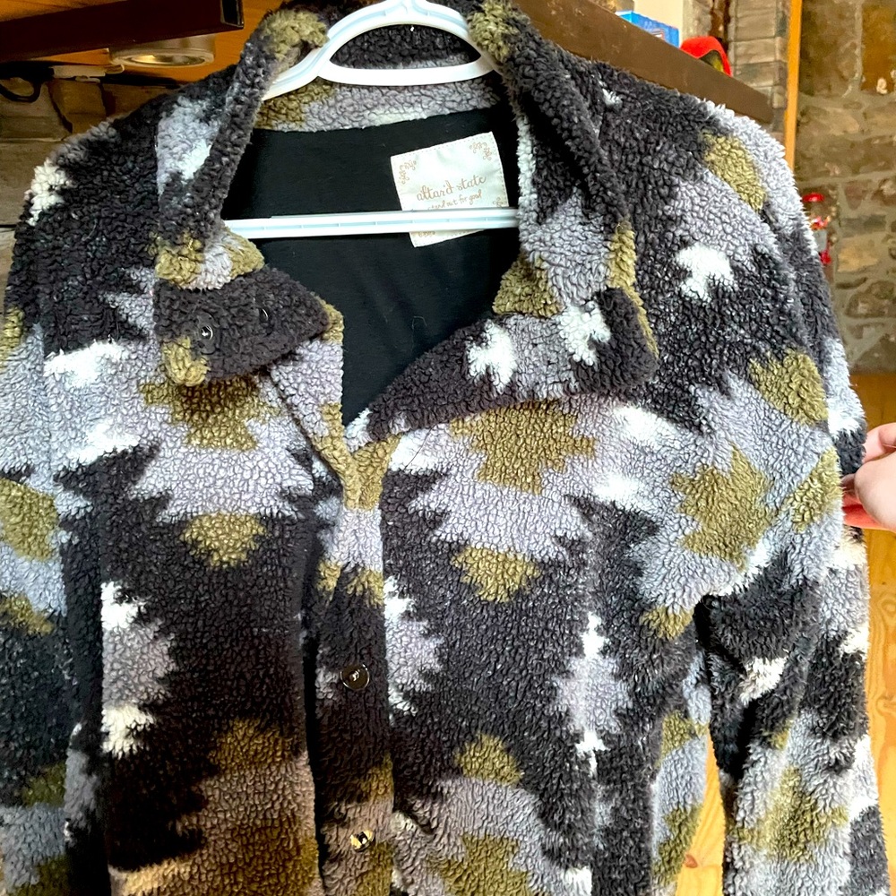 Vintage Printed Fur Altard State Coat